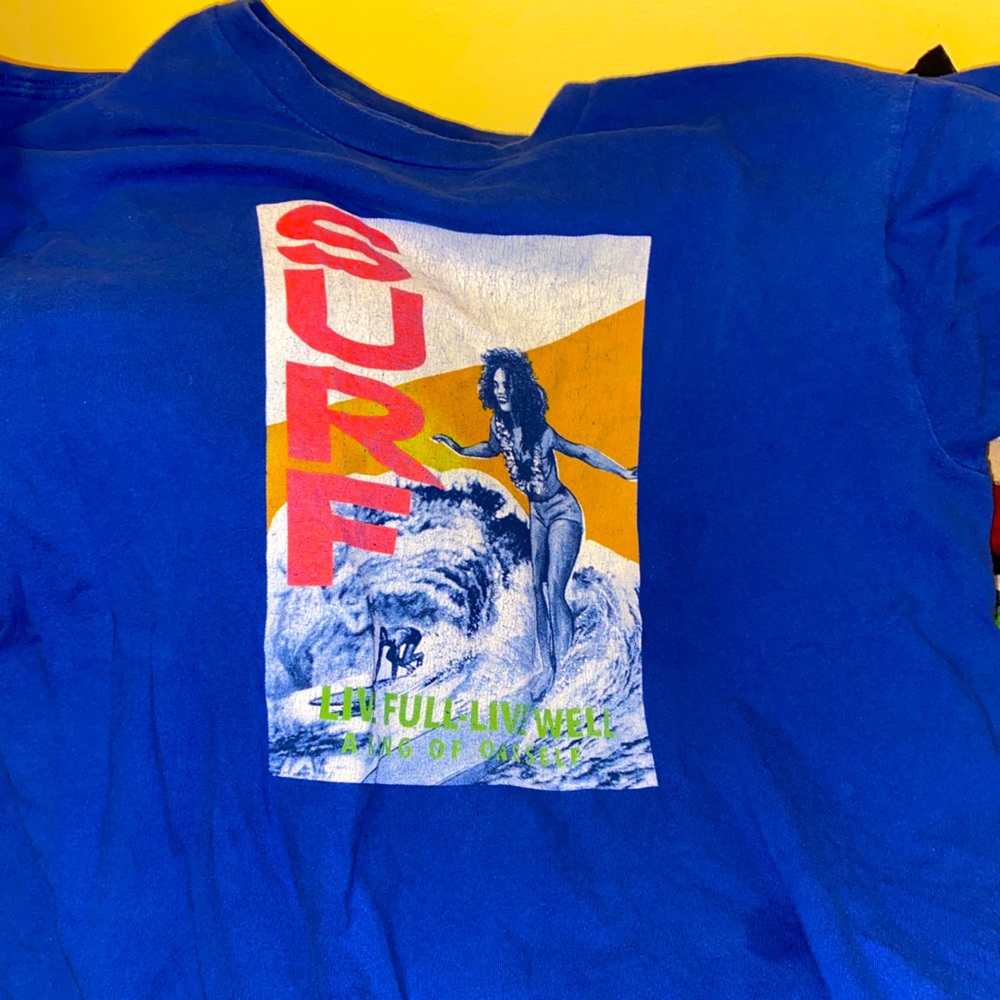 Blue t-shirt